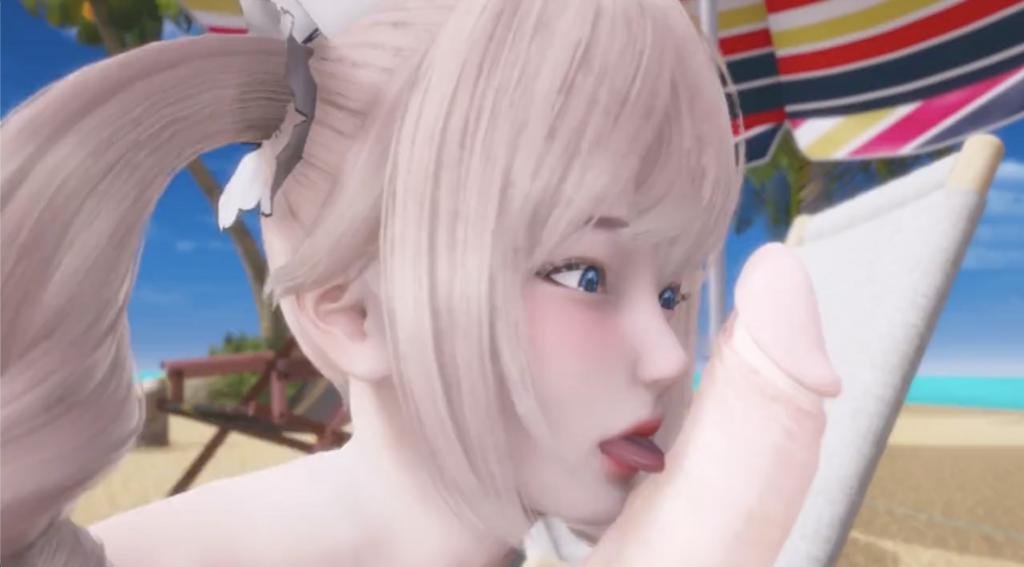 原神芭芭拉M M D：纯真巨乳偶像沦陷，被猛操成荡妇，淫穴狂吞内射高潮