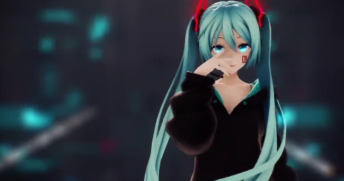 MMD 未来巨乳舞女狂野扭动被爆操内射高潮！
